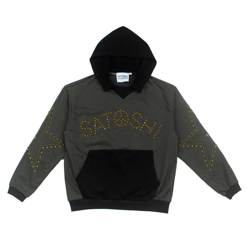 Men Hoodie Sweatshirt "SATOSHI NAKAMOTO Vintage"