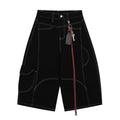 Men Short "Summer Denim Shorts Mens Streetwear Hip Hop Loose Wide Leg"
