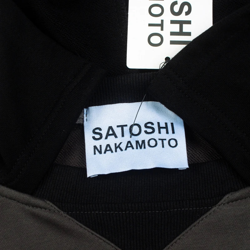 Men Hoodie Sweatshirt "SATOSHI NAKAMOTO Vintage"