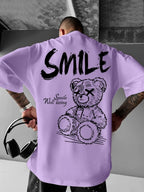 Men T-Shirt "Smile Well Being Teddy Bear"