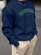 Men Hoodie Sweatshirt "CALIFORNIA LOS ANGELS Green"