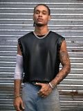 Men's Leather Tank Tops Superior Quality