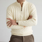 Men Sweater "High end Fashion zipper collar Sweater Men casual new exquisite jacquard"