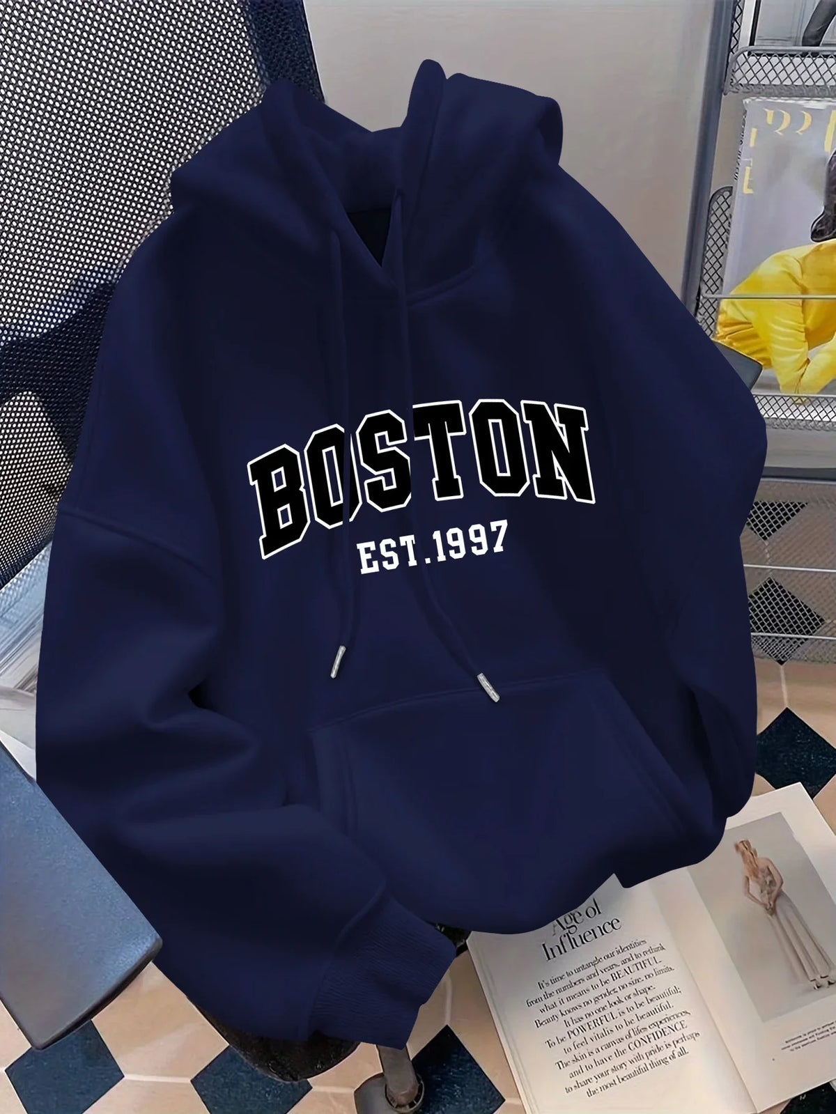 Men Hoodie Sweatshirt "Boston EST 1997"