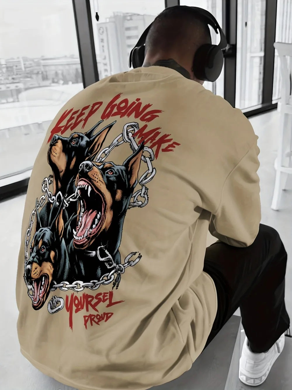 Men T-Shirt "Dog Gothic"