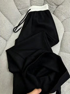 Women Trouser "High Waist Fleece Lined Thickened Wide Leg Pants Casual Straight Cut Sports Trousers"