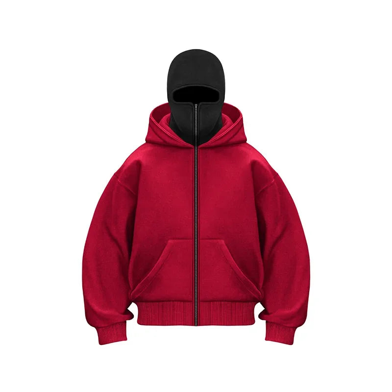 Men Hoodies & Sweatshirt "Double Hooded Balaclava"