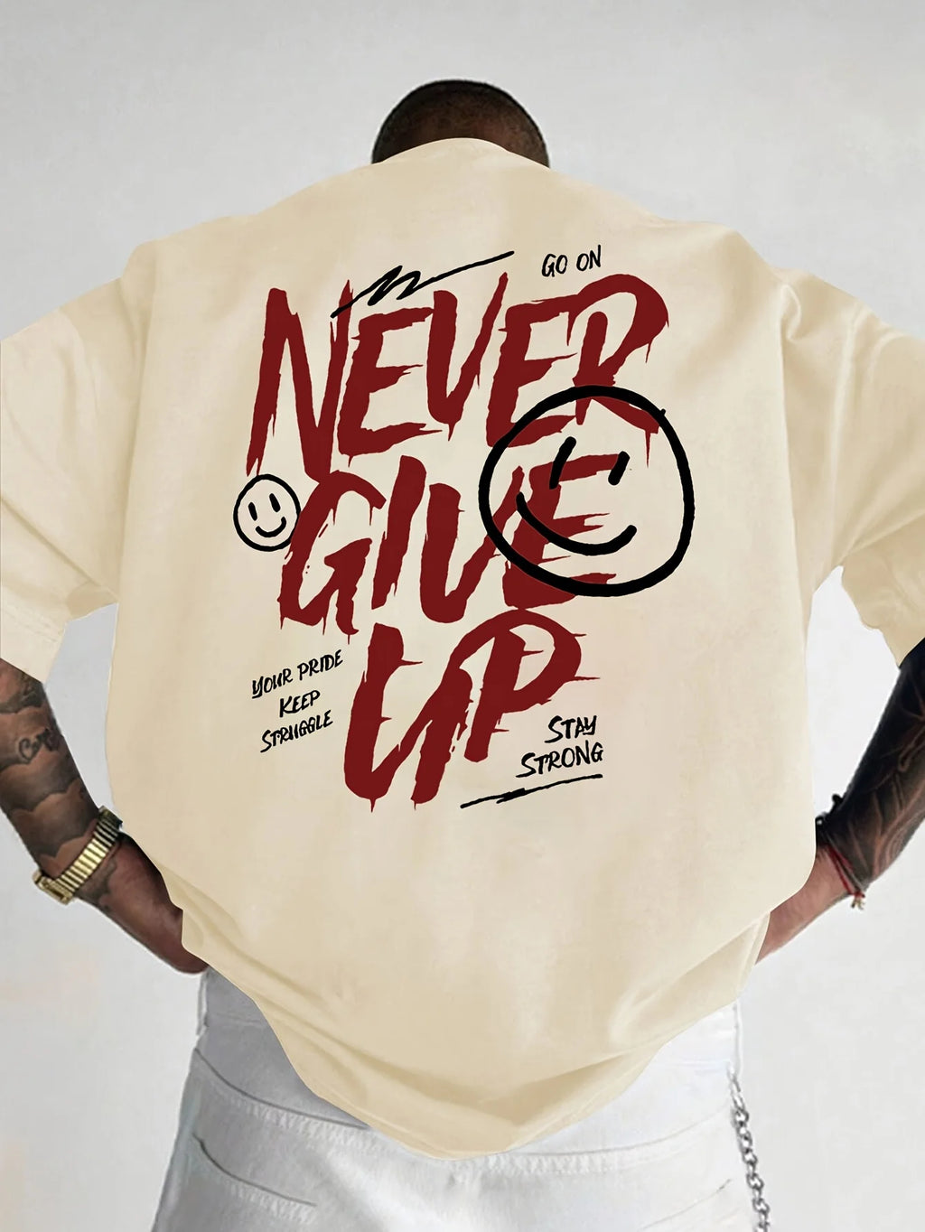 Men's T-Shirt "Never Give Up"