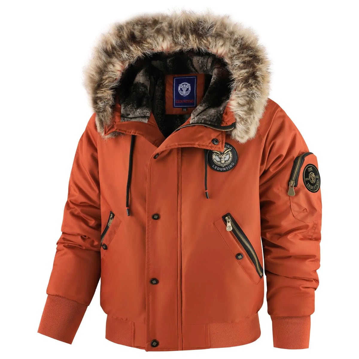 Men Down Coat "Coat Hooded Loose Large Size Padded Clothes"