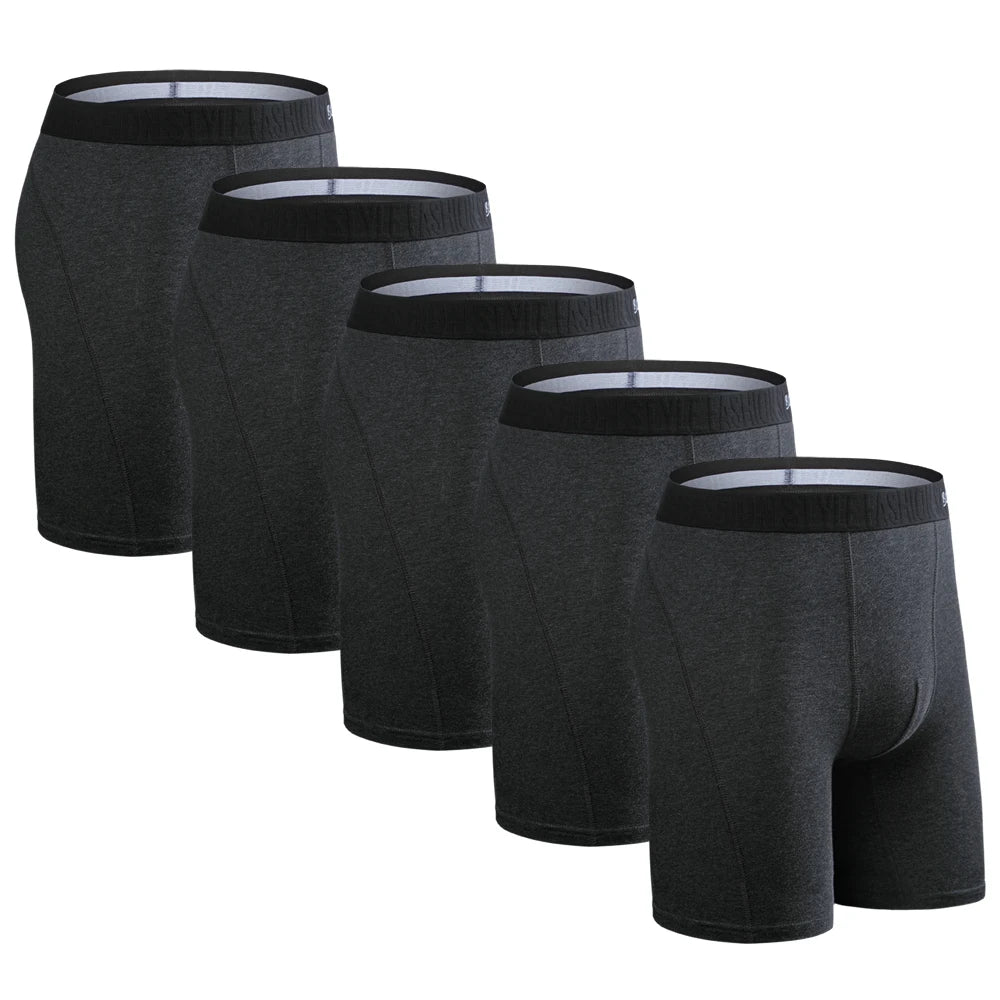 Men Long Underwear - Cotton underwear / 5pcs