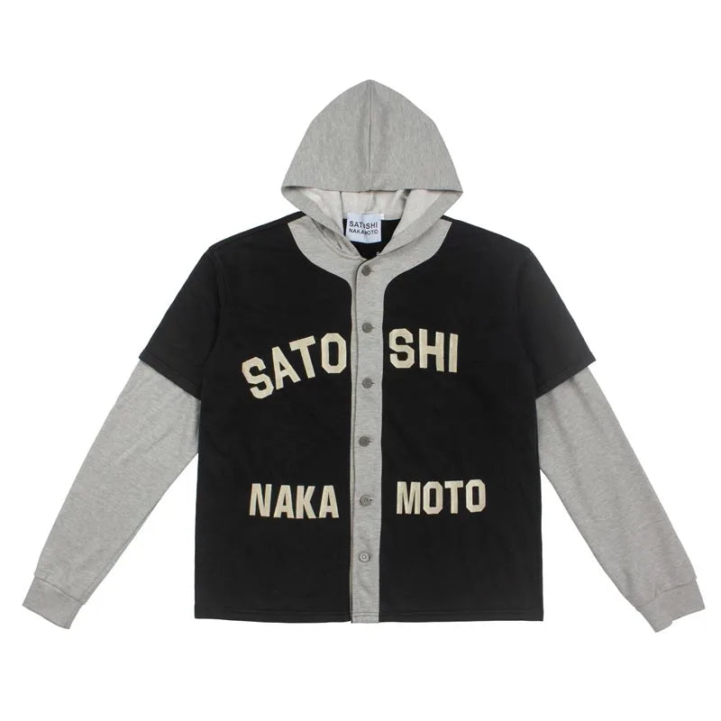 Men Hoodie Sweatshirt "SATOSHI NAKAMOTO Vintage"