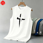 Men Tank Shirt "with Cross"