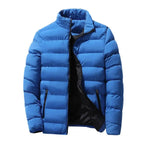 Men Down Coat "stand up collar winter zipper thick"