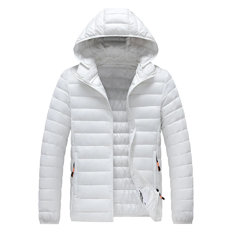 Men Parkas "Casual Outwear Detachable Hat Outfits Parkas Coat"
