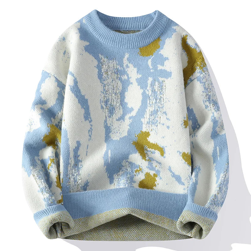 Men Sweater "Autumn and winter Men's Fashion casual Round Neck"