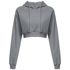 Women Sweaters & Hoodies "New Fashion Women Hoodie Sweatshirt Short Top Coat Sport Pullover"