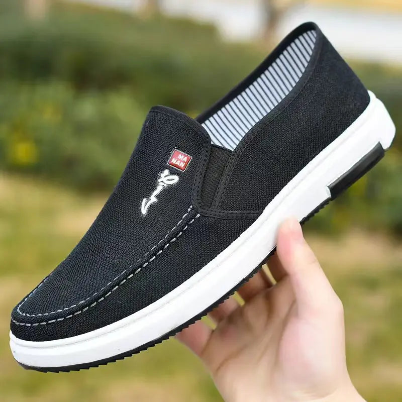 Men's Oxford Sneakers Canvas Lightweight Breathable Soft Sole Affordable Free Shipping Shoes