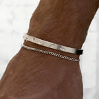 Men Jewelry & Accessory "Stackable Bracelets for Men, 925 Sterling Silver"