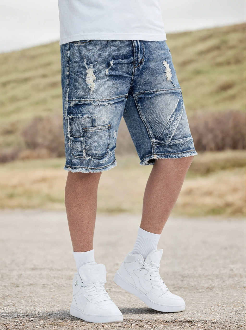 Men Short "Casual Spring/Summer Denim Shorts"