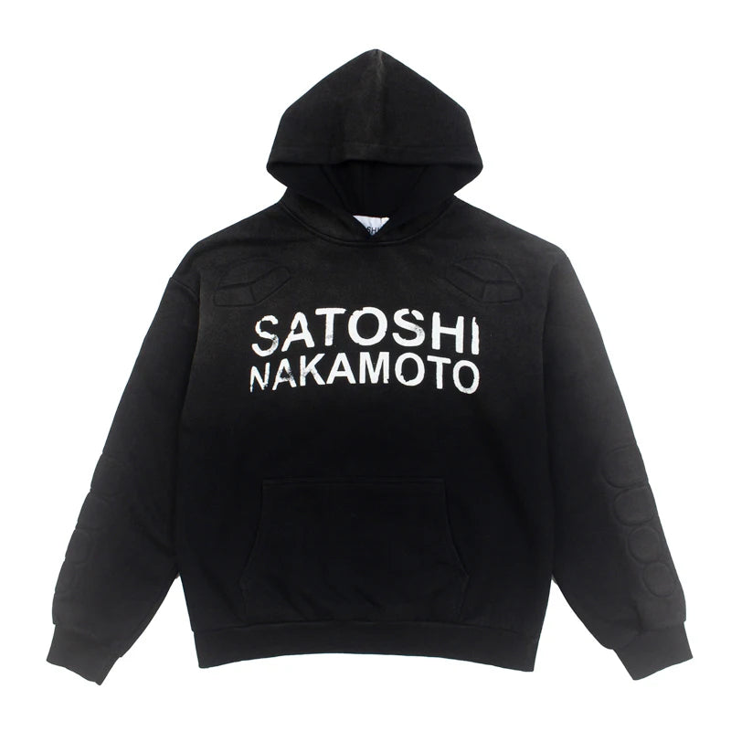 Men Hoodie Sweatshirt "SATOSHI NAKAMOTO Vintage"