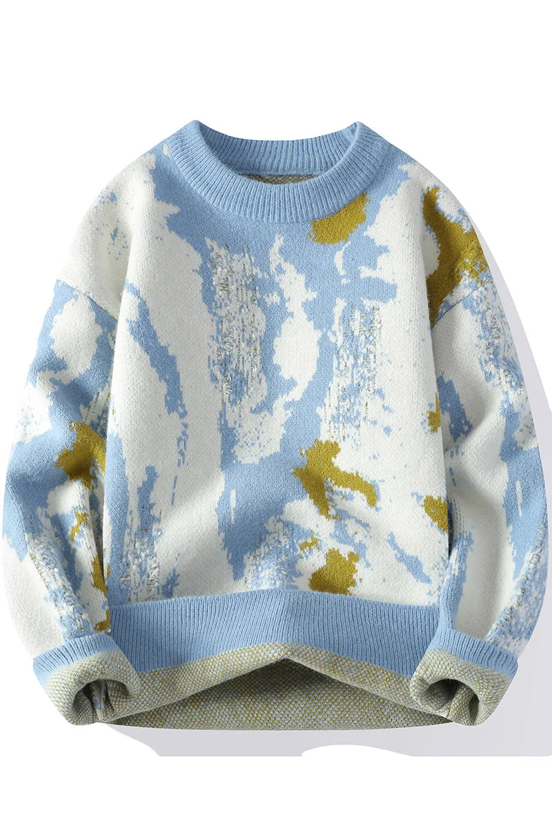 Men Sweater "Autumn and winter Men's Fashion casual Round Neck"