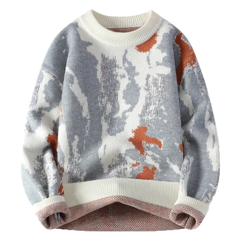 Men Sweater "Autumn and winter Men's Fashion casual Round Neck"