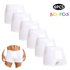 Men Panties Cotton Boxers For Man Underwear / 6pcs