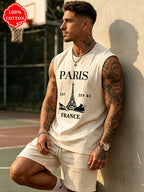 Men Tank Shirt "Paris Tour Eiffel"