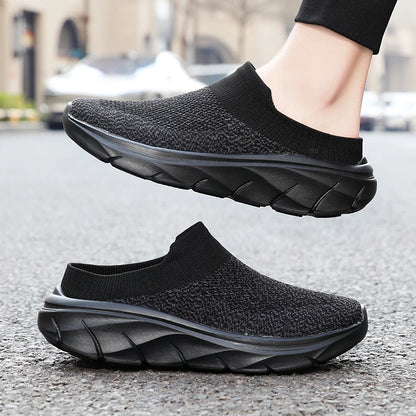 Men Slippers New Summer Breathable Home Indoor Slippers Men Thick Bottom Slides Fashion Walking Shoes Men chanclas de hombre