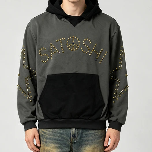 Men Hoodie Sweatshirt "SATOSHI NAKAMOTO Vintage"