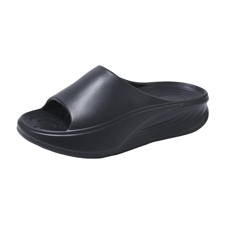 Men's New Summer Flip-Flops Outdoor Thick-Soled Non-Slip Sports Trendy Wading Wear-Resistant Beach Slippers