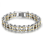Men Jewelry & Accessory "Stainless Steel Biker Mens Bracelet Link Chain Motorcycle"