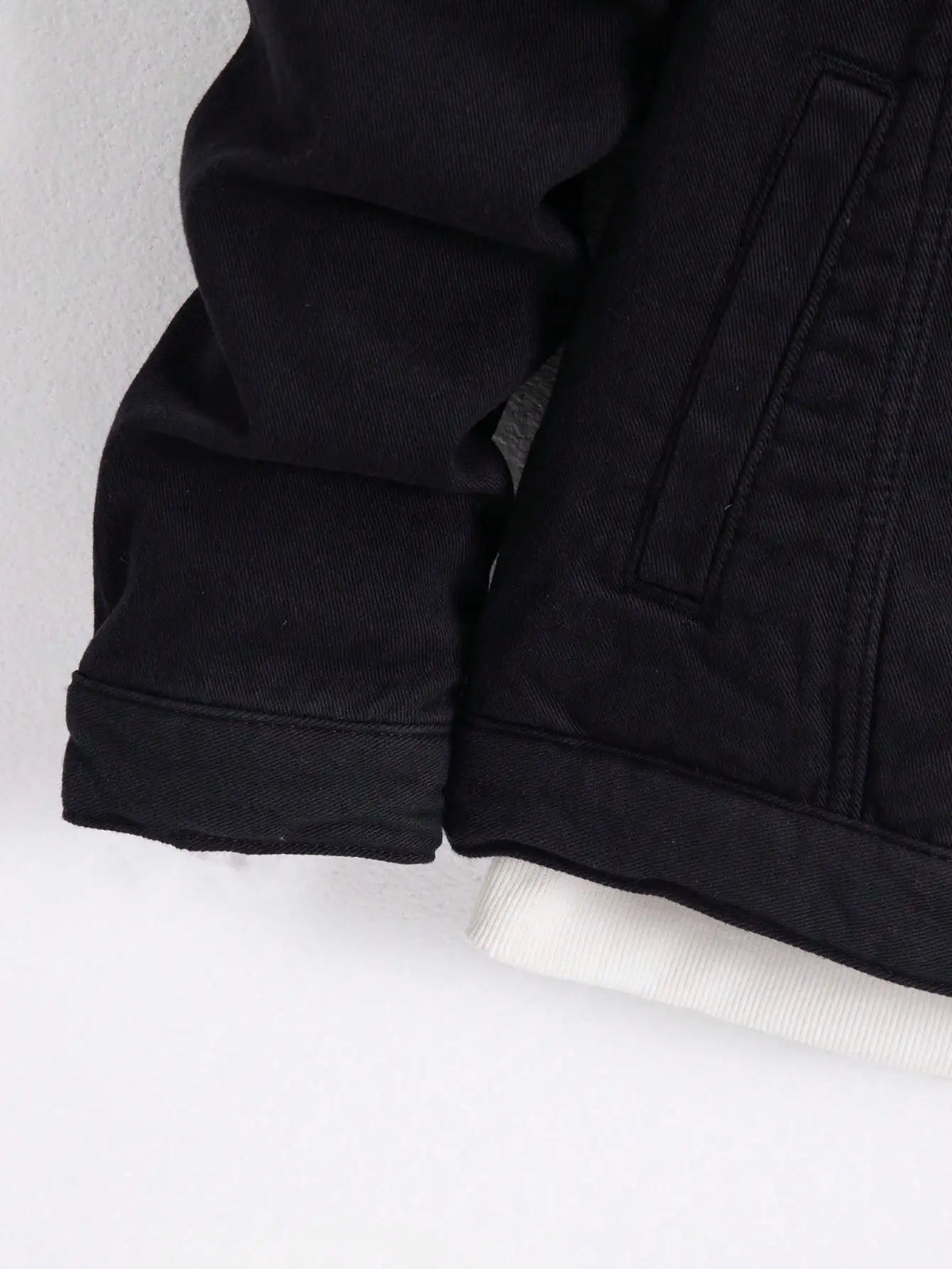Men Denim Top"Men's – Turn-Down Collar Sherpa Lined Workwear Coat, Thick Warm Winter Outerwear"