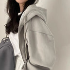 Women Sweaters & Hoodies "Autumn Winter Hooded Hoodies Women Casual Streetwear Zip Up Sweatshirts"