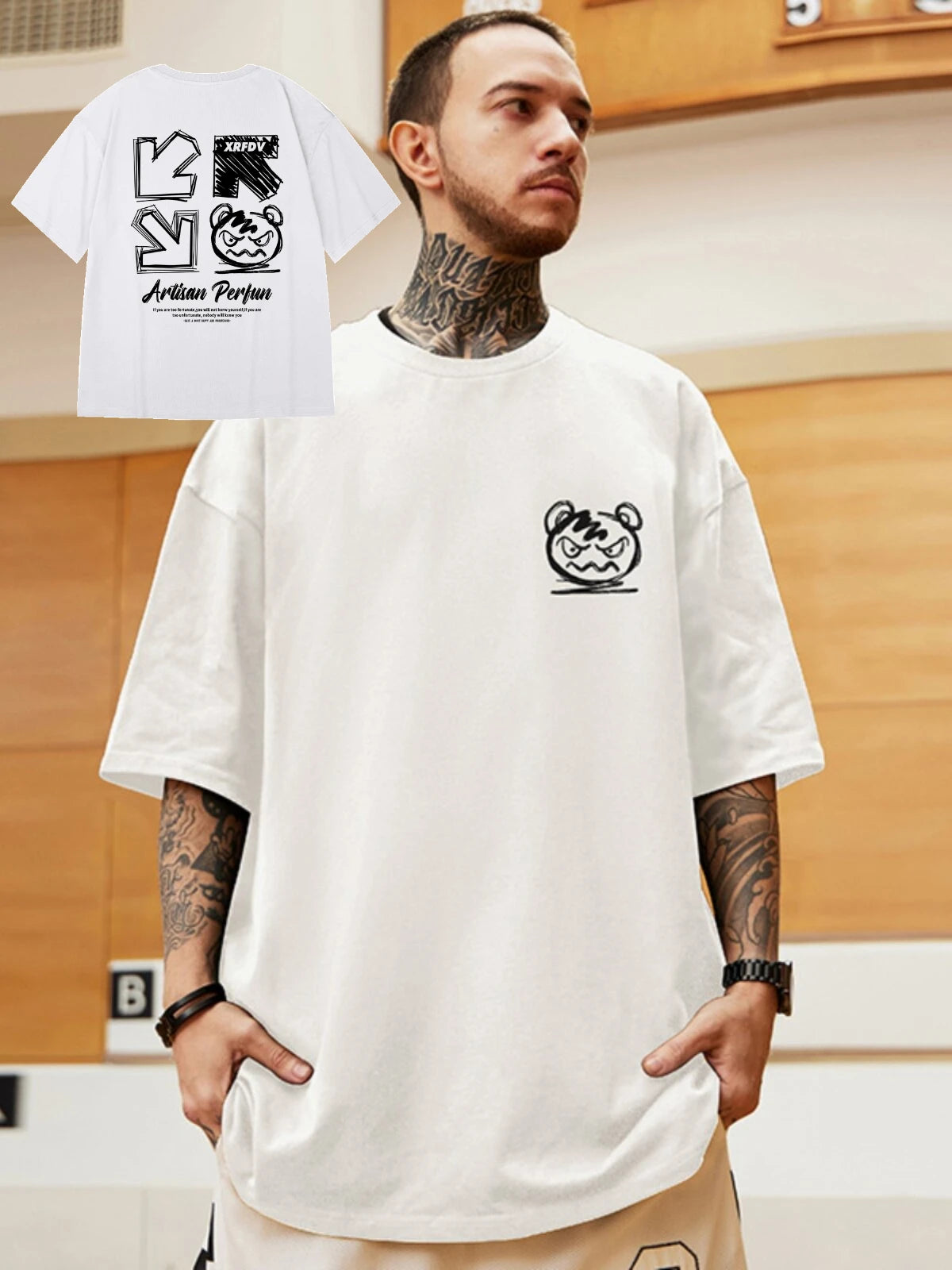Men T-Shirt "3 Arrows & Teddy Head"