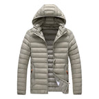 Men Parkas "Casual Outwear Detachable Hat Outfits Parkas Coat"