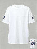 Women T-Shirt & Polo "USA No.24 Printed Jersey T-Shirt Women Breathable Short Sleeve"