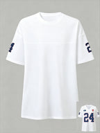 Women T-Shirt & Polo "USA No.24 Printed Jersey T-Shirt Women Breathable Short Sleeve"