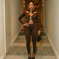 Women Jumpsuit "Sexy Hollow Out Bandage Jumpsuits"
