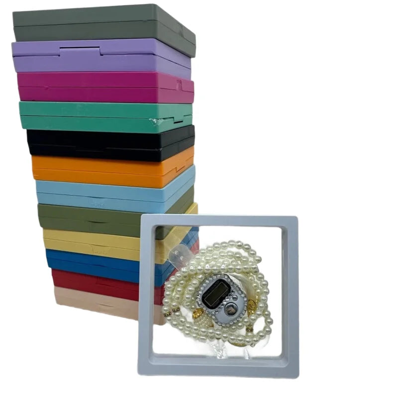 2025 New Muslim Prayer Set With Gift Box Pray For 99 Beaded Bracelets Resettable Finger Counter Ring Eid Al-Fitr Prayer Gifts