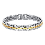 Men Jewelry & Accessory "Vnox Stylish Strap Chain Bracelets for Men"