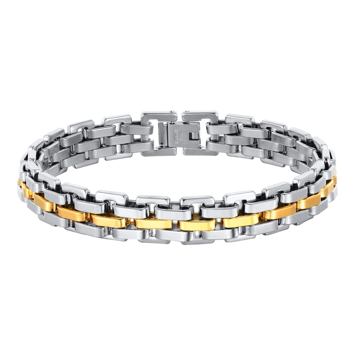 Men Jewelry & Accessory "Vnox Stylish Strap Chain Bracelets for Men"