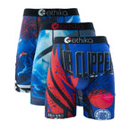Men Long Underwear - ETHIKA Men Boxers Breathable / 3pcs