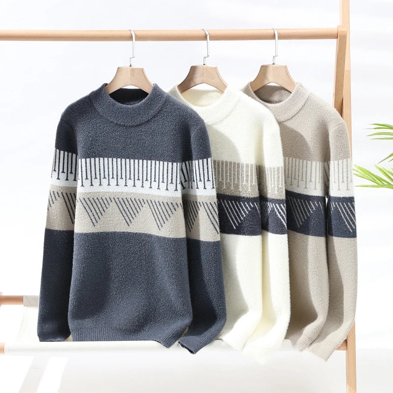 Men Sweater "Fall Mens Christmas Cashmere Sweater O Neck Men Tops Quality"