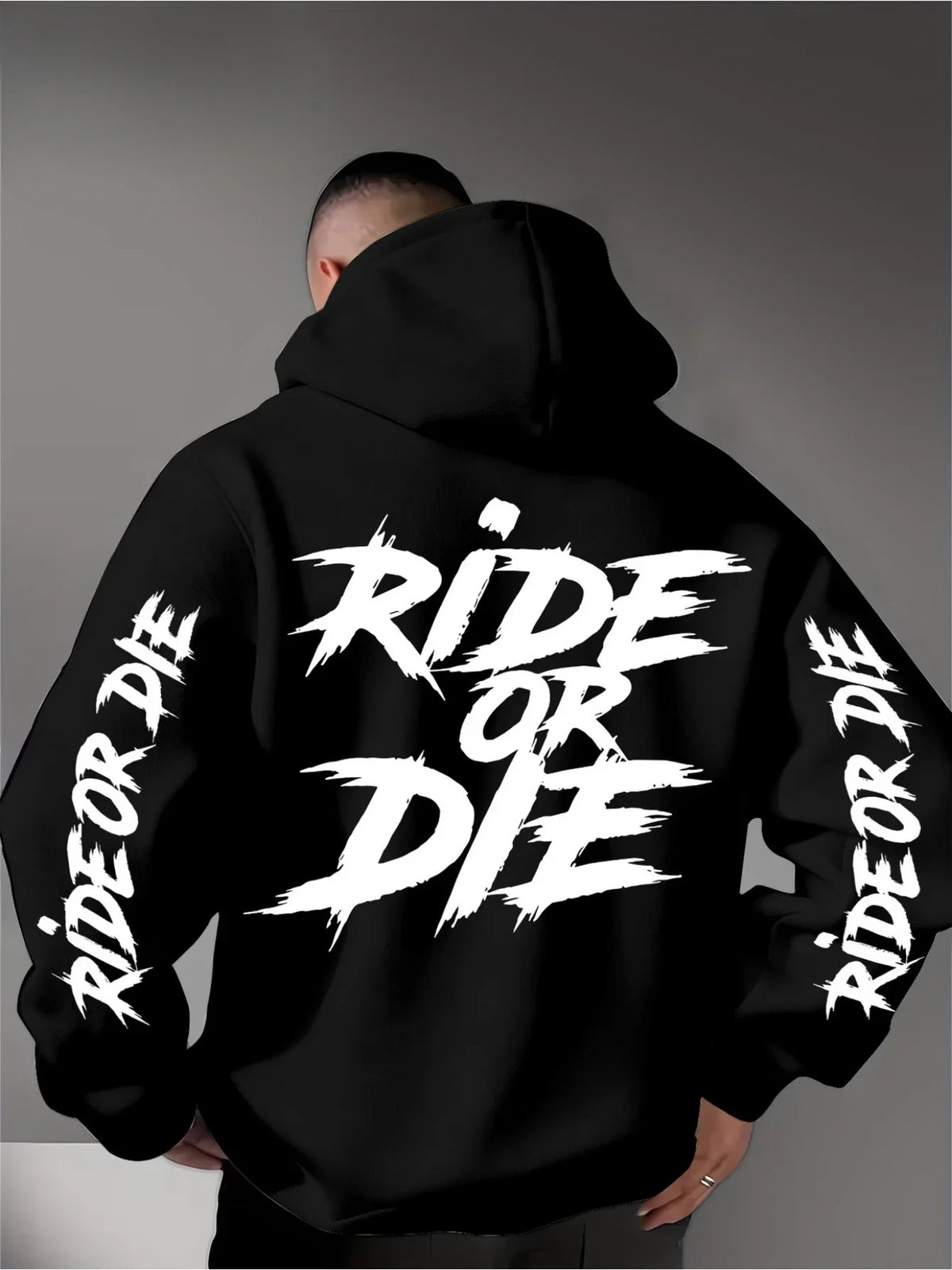 Men Hoodie Sweatshirt "Ride Or Die"