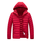 Men Parkas "Casual Outwear Detachable Hat Outfits Parkas Coat"