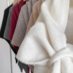 Women Coat & Jacket "Luxury Faux Cashmere Triangle Shawl Cape"