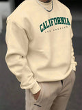 Men Hoodie Sweatshirt "CALIFORNIA LOS ANGELS Green"
