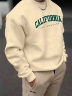 Men Hoodie Sweatshirt "CALIFORNIA LOS ANGELS Green"