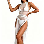 Women Bikini "Sexy Sleeveless Mesh Bikini Cover Up"